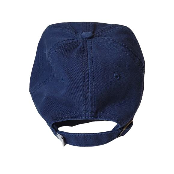 Life Is Good Blue Adjustable Baseball Cap Red Embroidered Logo Hat - Picture 3 of 9